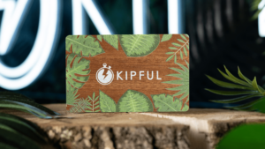 carte de visite en bois